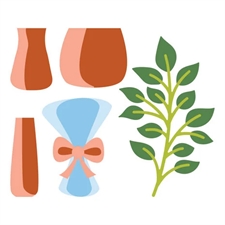 Spellbinders Dies - Lisa Horton / Containers and Foliage